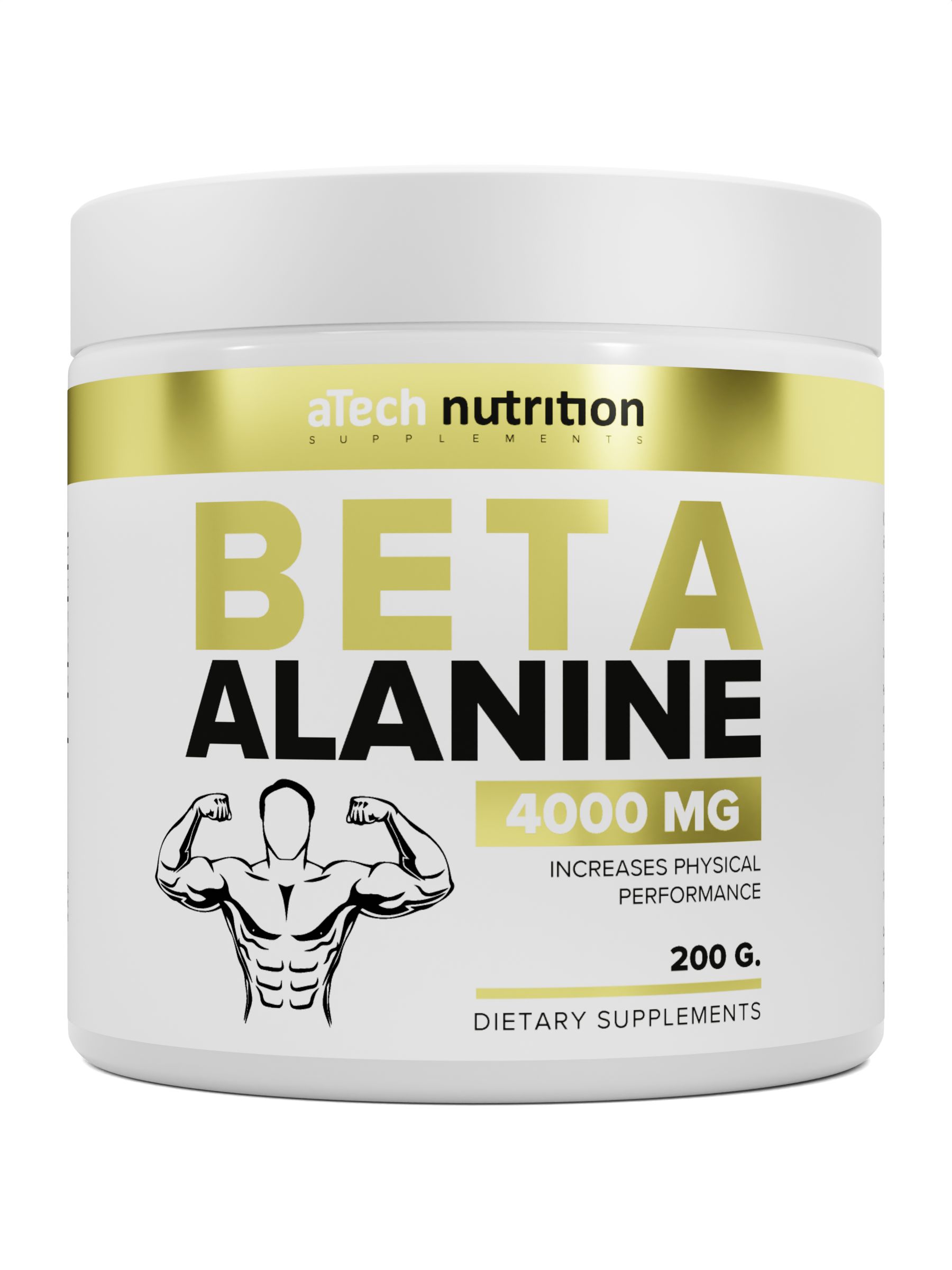 Бета Аланин аминокислота порошок 200 гр 50 порций для набора мышечной ...