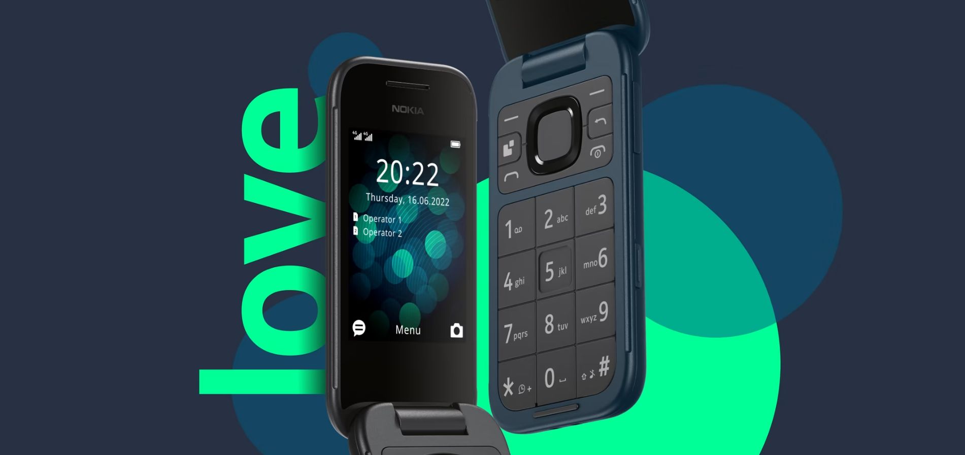 Мобильный телефон Nokia 2660 Dual SIM, зеленый - купить по выгодной ...
