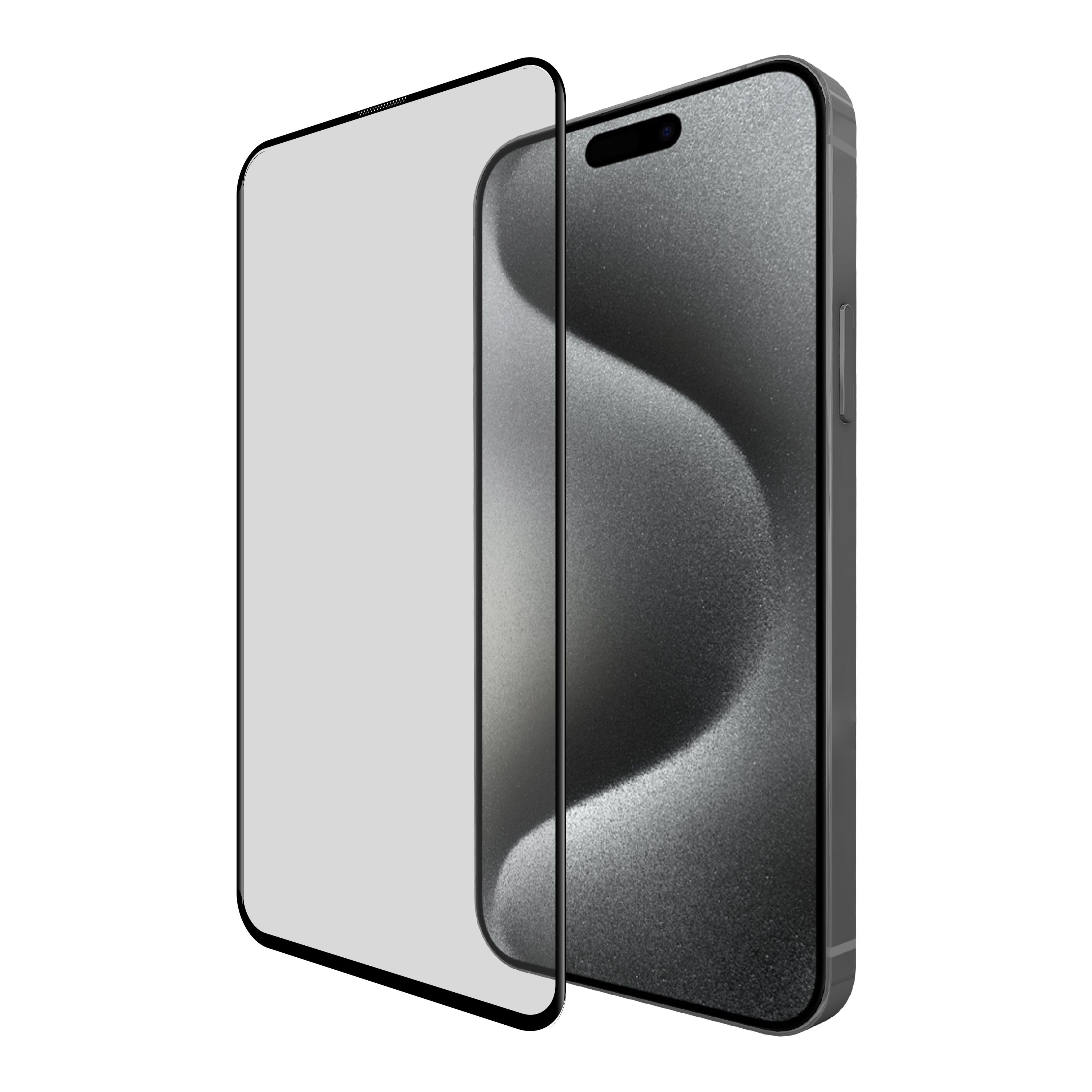 Защитное стекло HARDIZ Premium for iPhone 15 Pro Max: 3D усиленное,  противоударное черное прозрачное - купить с доставкой по выгодным ценам в  интернет-магазине OZON (1278508426)