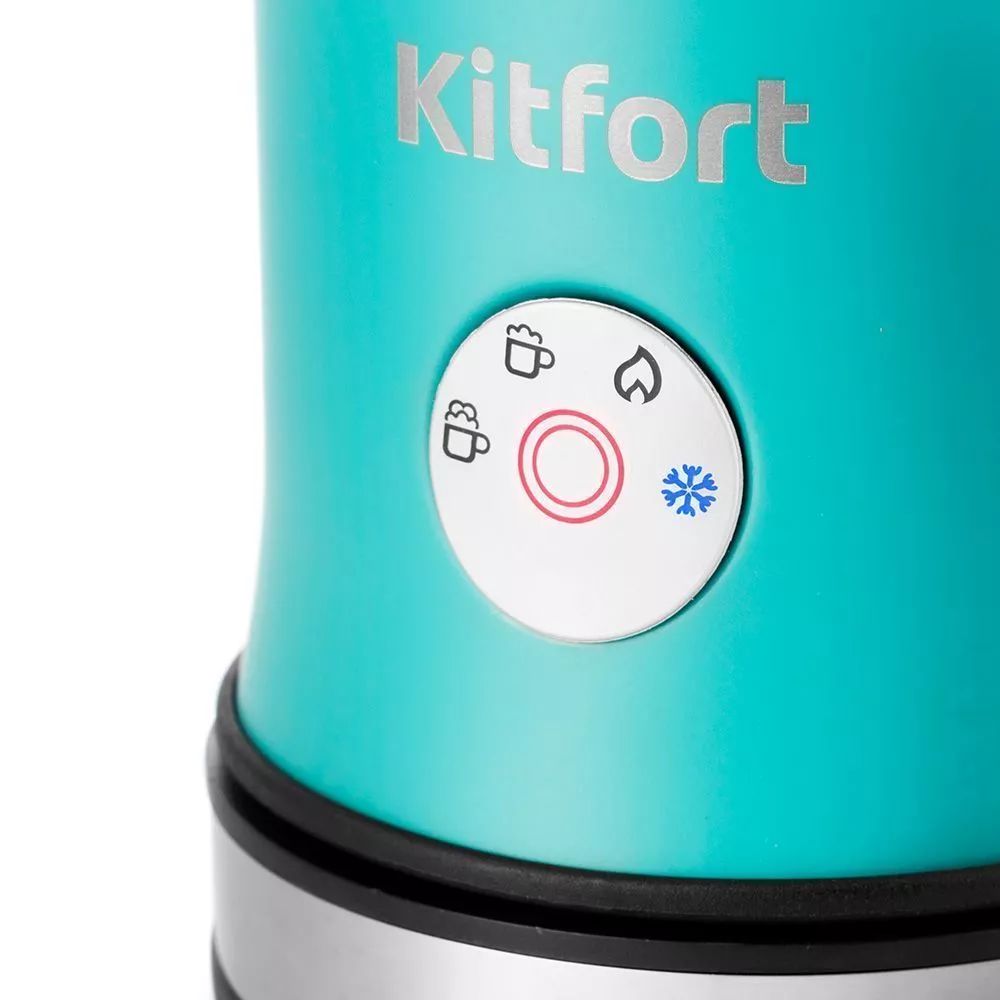 Капучинатор Kitfort KT-786-2 темно-бирюзовый, 4 режима работы ...
