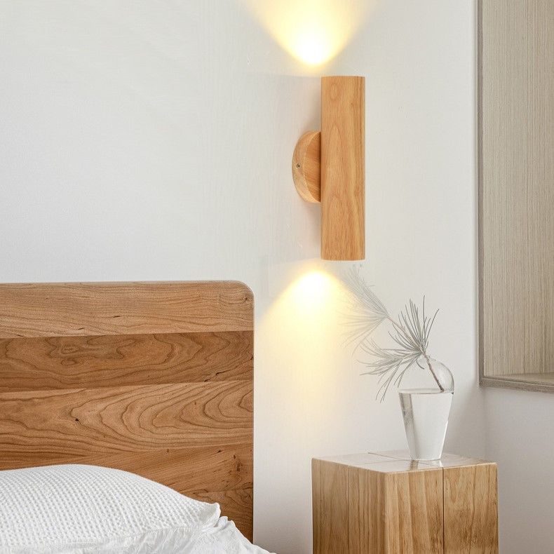 Настенный светильник Верх-низ_Дерево, Без цоколя купить по выгодным ...