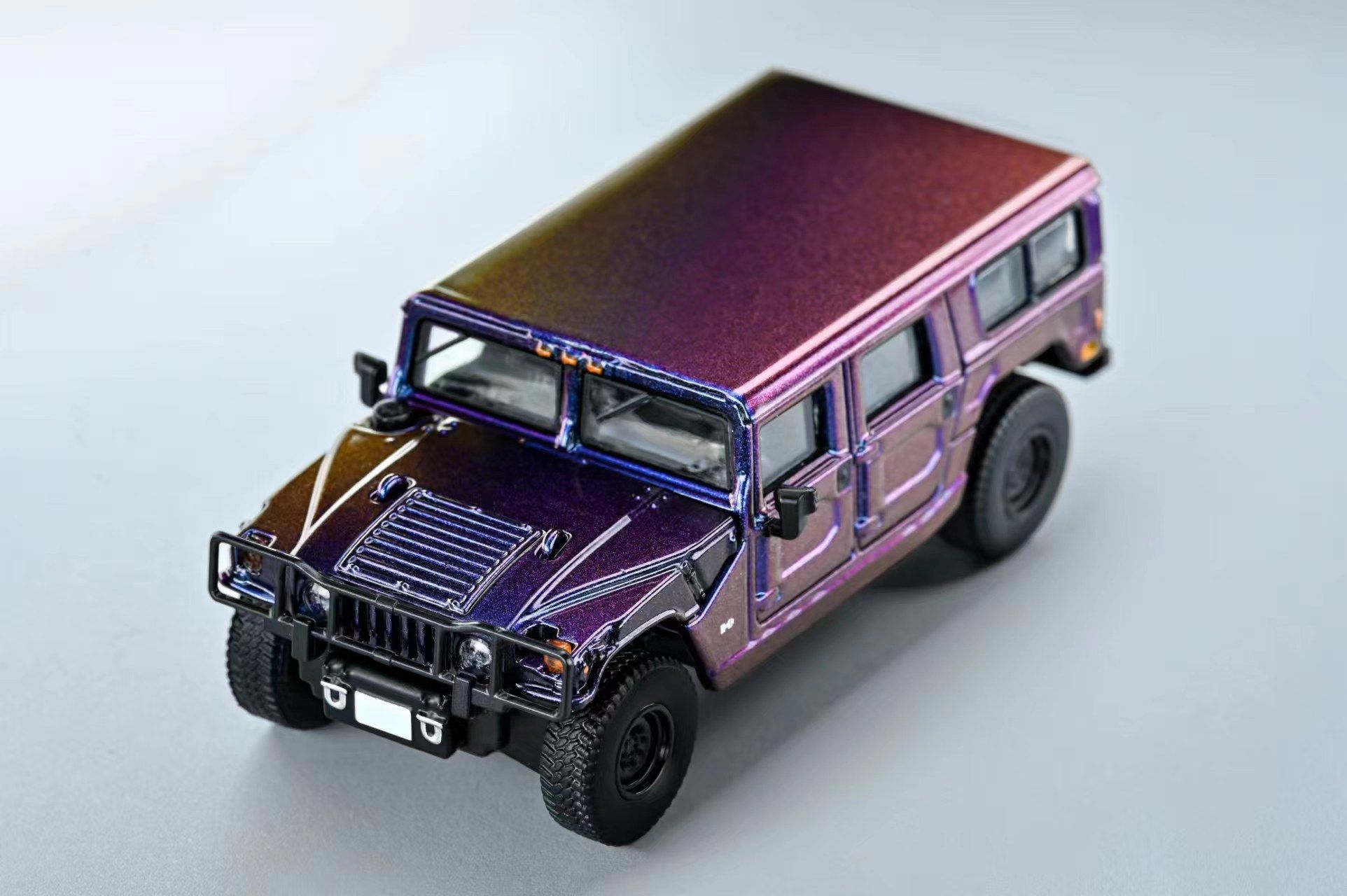 Машинка 596 model 1/64 Hummer h1 purple Diecast Model Race Car