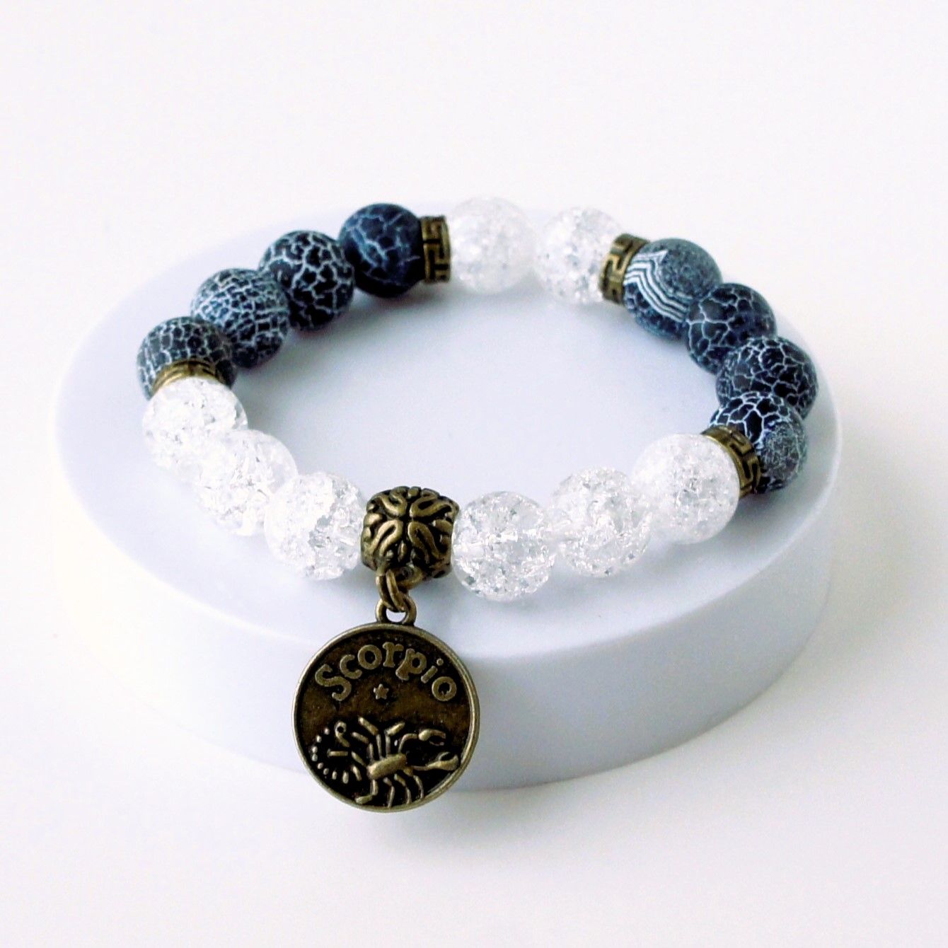 Браслет из натуральных камней для Скорпиона - купить с доставкой по ...