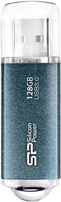 Флеш Диск Silicon Power 128Gb Marvel M01 SP128GBUF3M01V1B USB3.0 синий #1