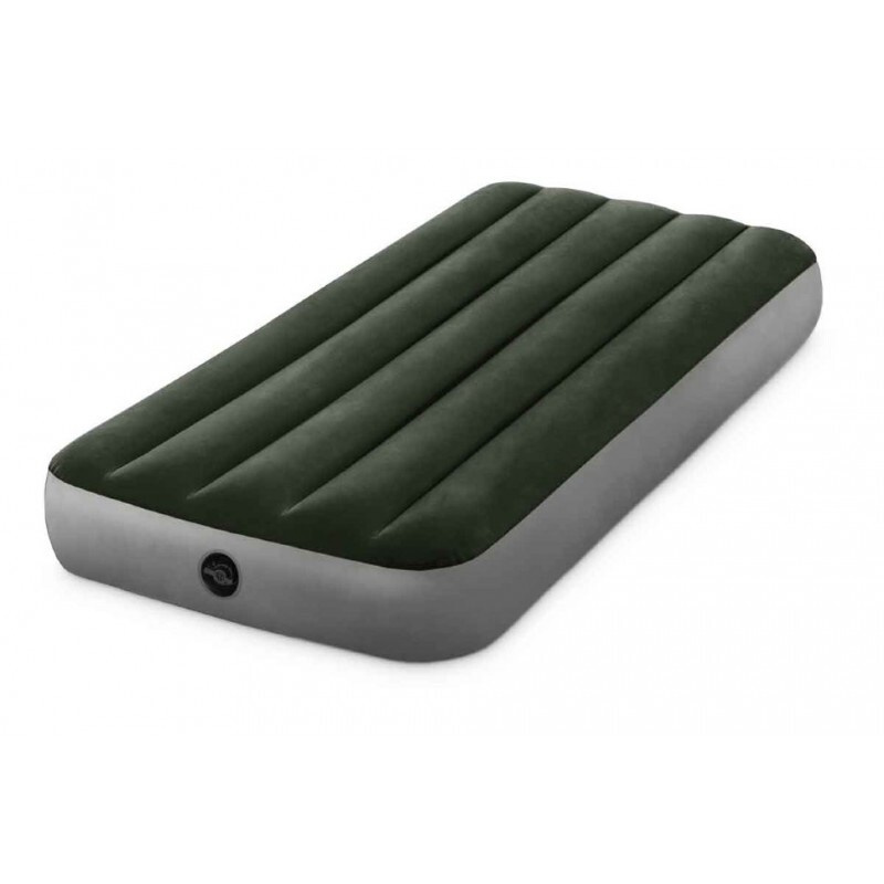 Одноместный надувной матрас Intex 64107 Prestige Downy AirBed (99х191х25см)  #1