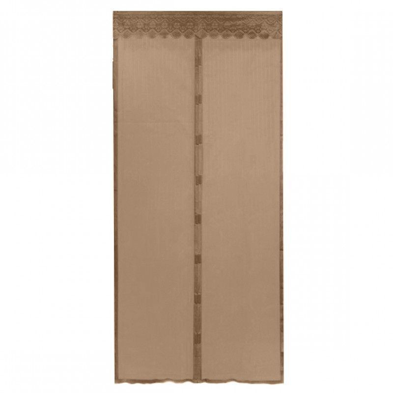 Москитная сетка для дверей на магнитах 100X210СМ, коричневая  #1