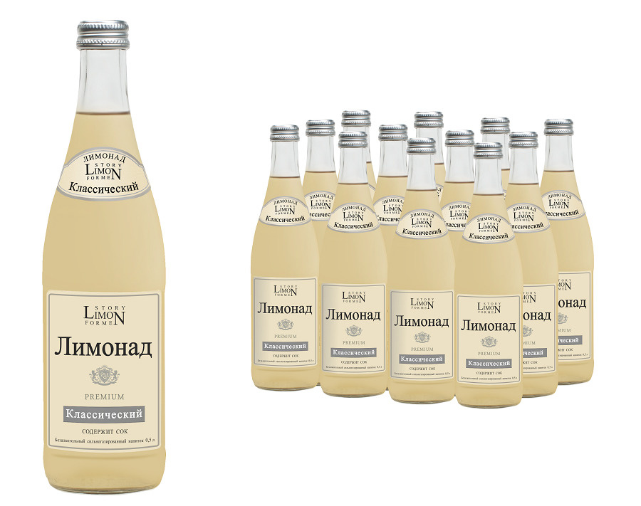 ЛИМОНАД Formen Limon Story безалкогольный газированный Классический, 12 ...