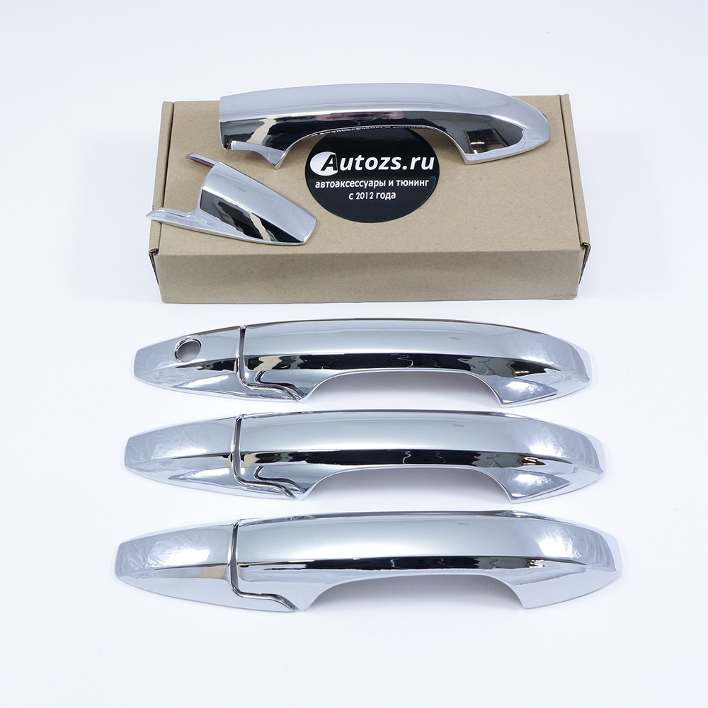 Накладки на дверные ручки Honda CR-V 3 2007-2012/ Хонда СР-В 3 2007 ...