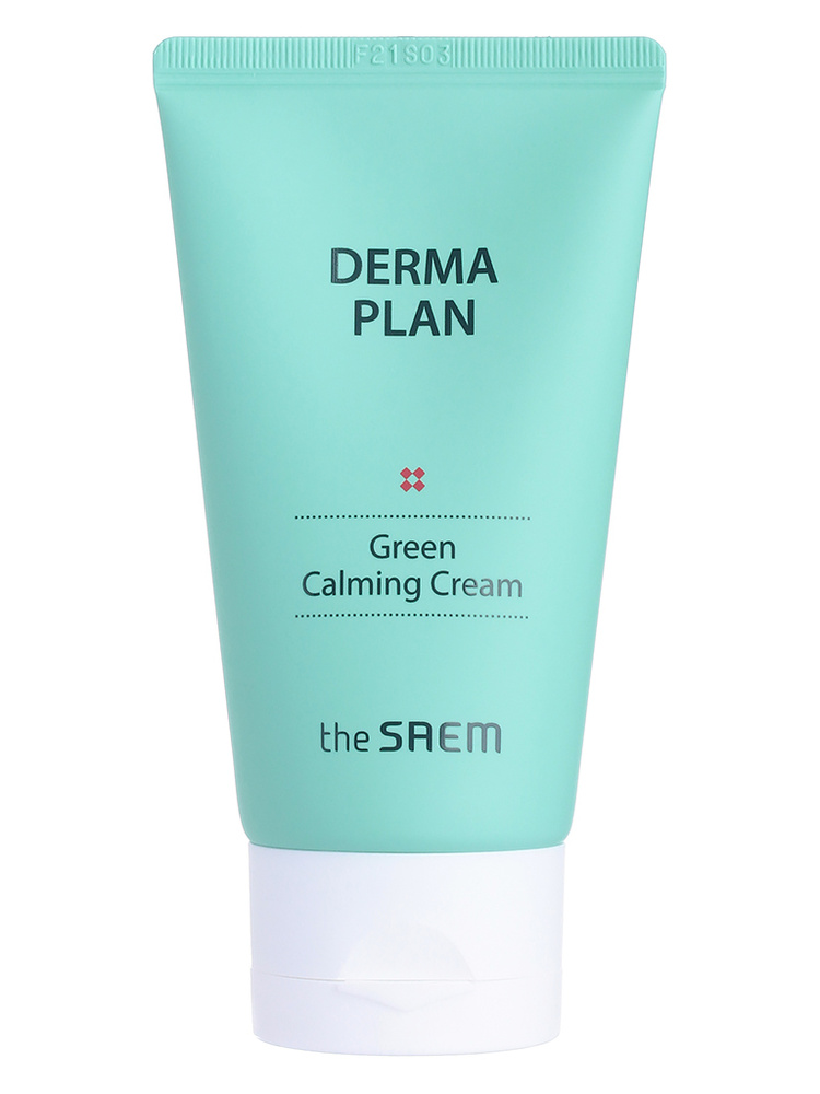 The Saem Derma Plan Green Calming Cream крем для лица успокаивающий с полынью (70мл.)  #1