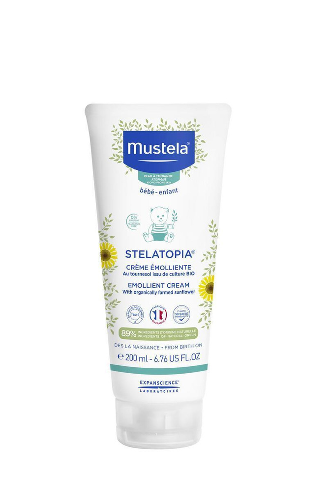 Mustela Крем-эмолент Stelatopia, 200 мл #1