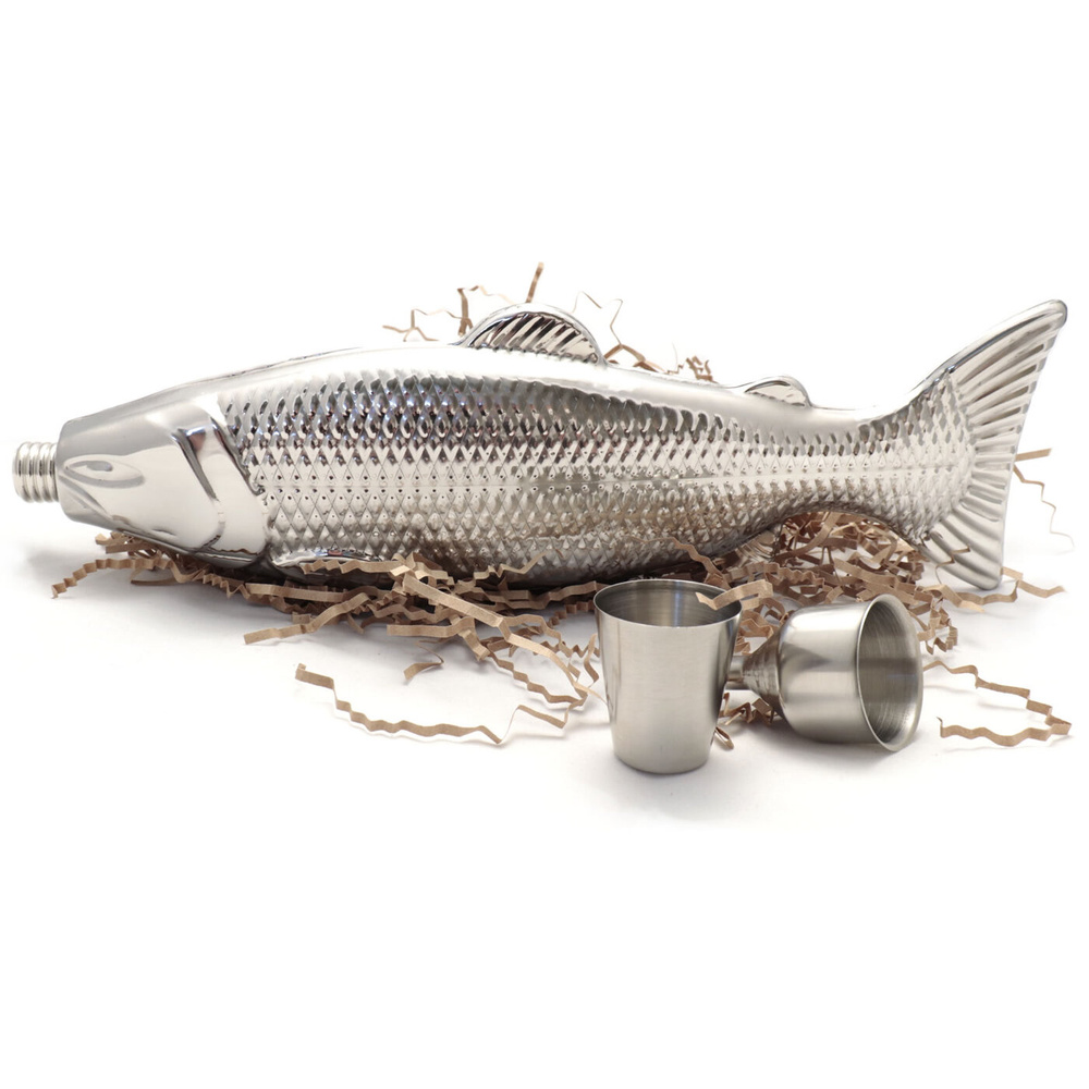 Набор для разделки рыбы из металла с каучуковой доской - арт. 49078
