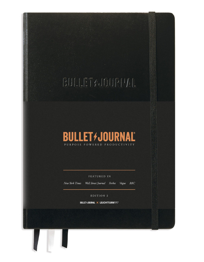 Блокнот Leuchtturm1917 Bullet Journal Edition 2, в точку, A5, черный #1