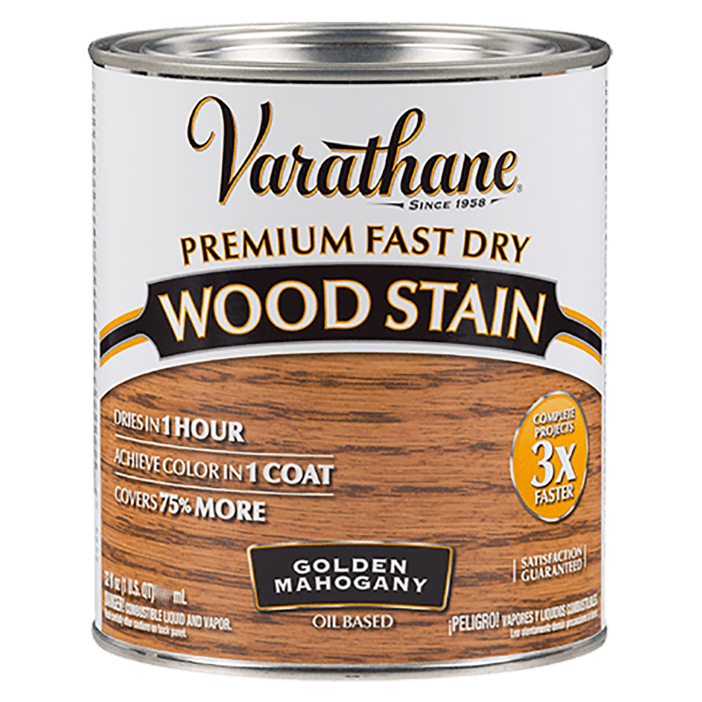 Масло для дерева тонирующее быстросохнущее Varathane Fast Dry Wood Stain 0,236 л. Цвет: Золотой махагон #1