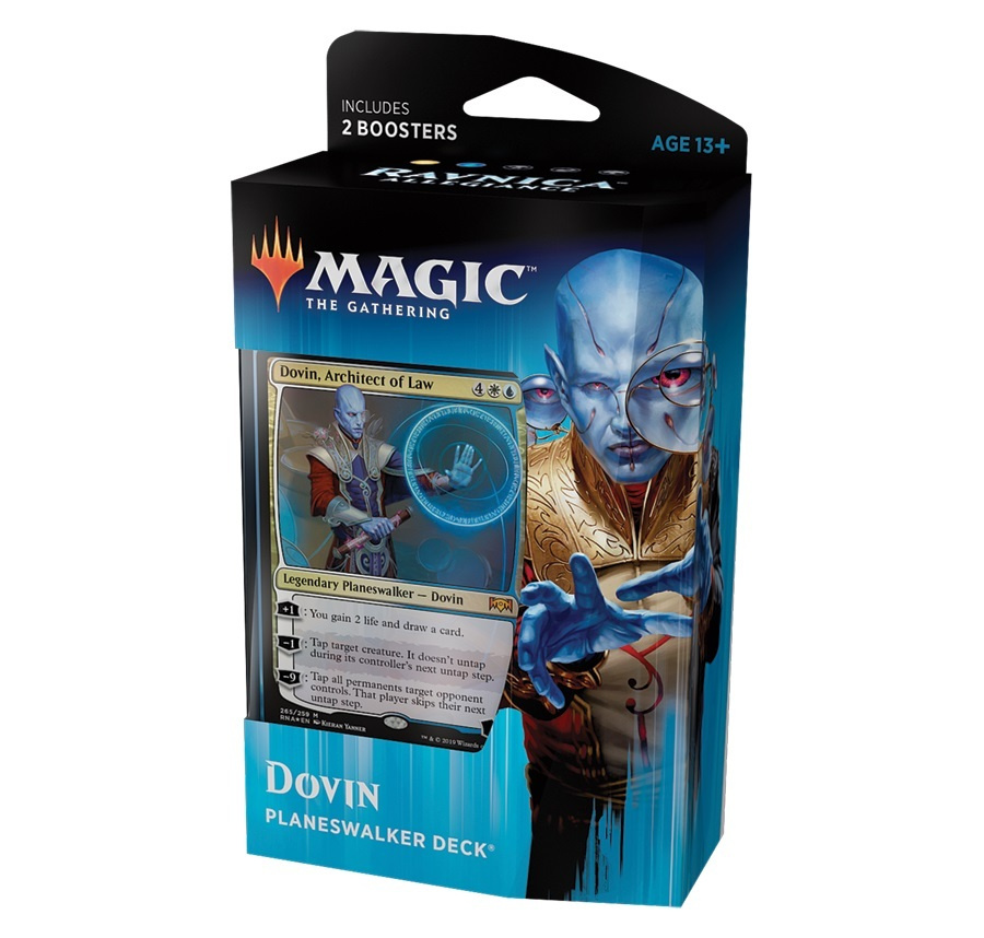 Magic The Gathering: Колода Planeswalker'а MTG издания Ravnica Allegiance: Dovin на английском  #1