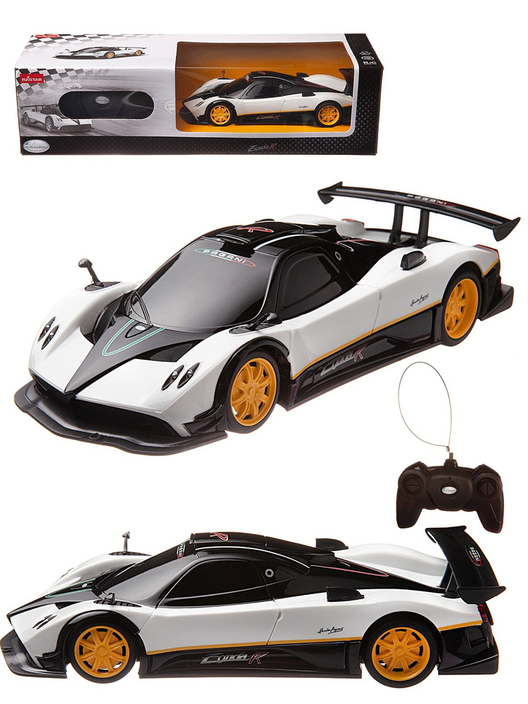 Машина р/у 1:24 Pagani Zonda R, 20,3*8,6*5 см, цвет белый 40MHZ #1