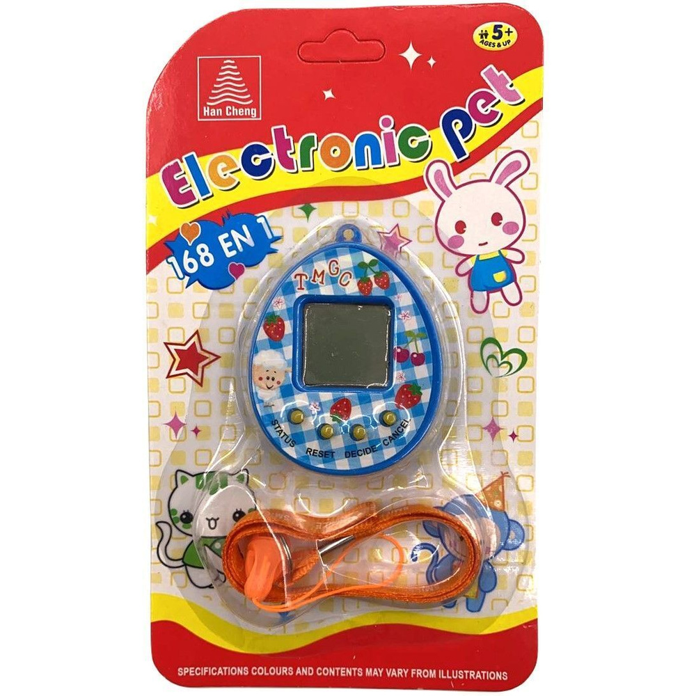 Тамагочи Tamagochi Electronic Pets питомцев 168 в 1 ver.4, синий - купить с  доставкой по выгодным ценам в интернет-магазине OZON (298035314)