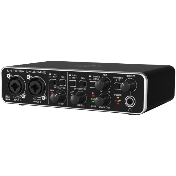 Behringer UMC204HD USB интерфейс #1