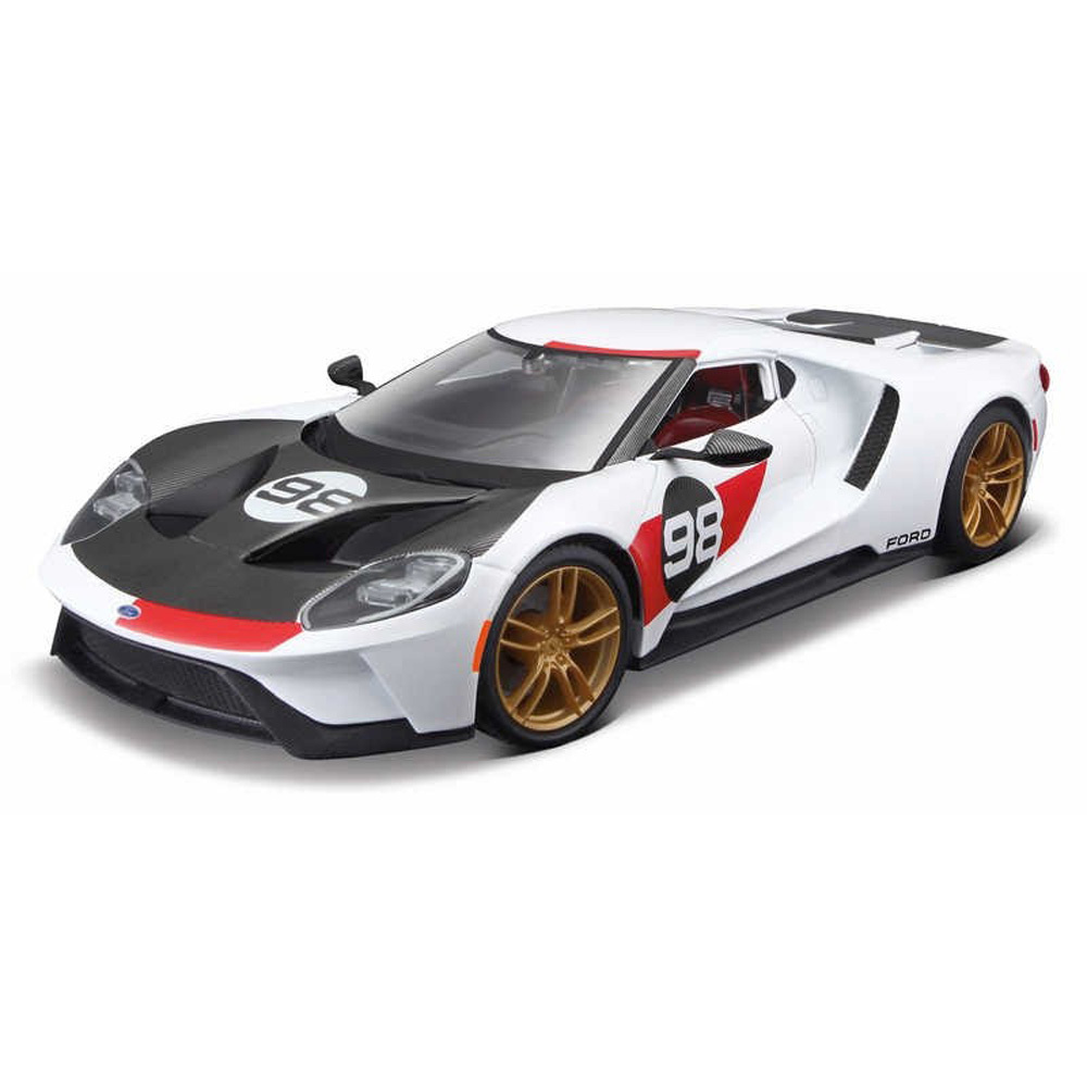 Машинка металлическая Ford GT 2021 Edition, вращающиеся резиновые колеса,  масштабная коллекционная модель Bburago Ббураго 1:32 белая, Форд Эдишн -  купить с доставкой по выгодным ценам в интернет-магазине OZON (315230215)