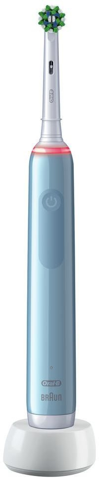 Oral-B Электрическая зубная щетка Pro 3/D505.513.3 CrossAction, голубой  #1