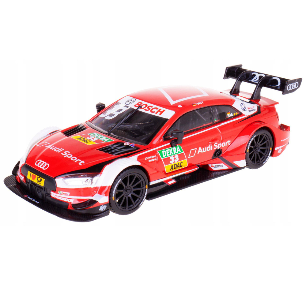 Машинка металлическая Audi RS 5 DTM 2018, вращающиеся резиновые колеса,  масштабная коллекционная модель Bburago Ббураго 1:32 красная, Ауди - купить  с доставкой по выгодным ценам в интернет-магазине OZON (319264183)