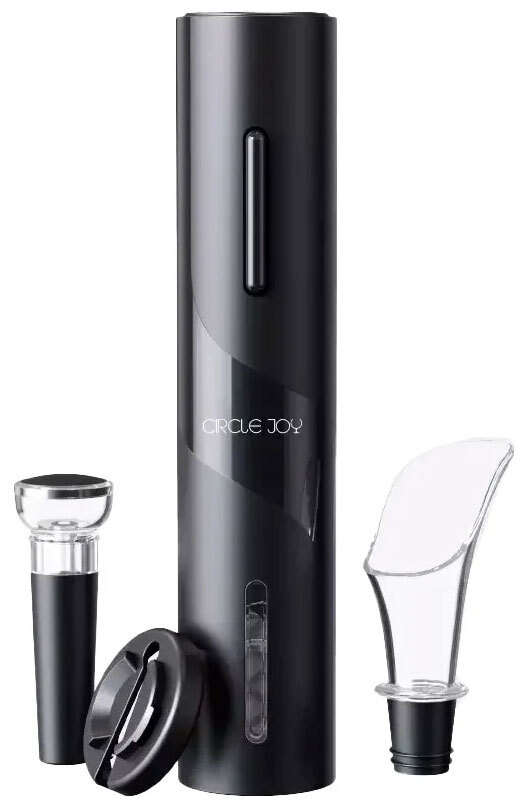 Электрический штопор Circle Joy Electric Wine opener GIFT SET (CJ-TZ07), черный (0393048)  #1