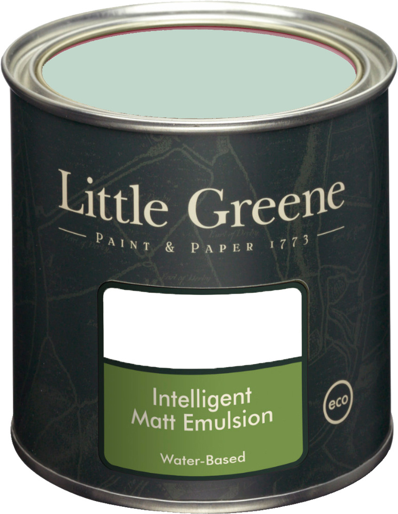 Краска в/э моющаяся Little Greene, Intelligent Matt Emulsion, матовая, цвет Aquamarine Mid, 5 л №284 #1