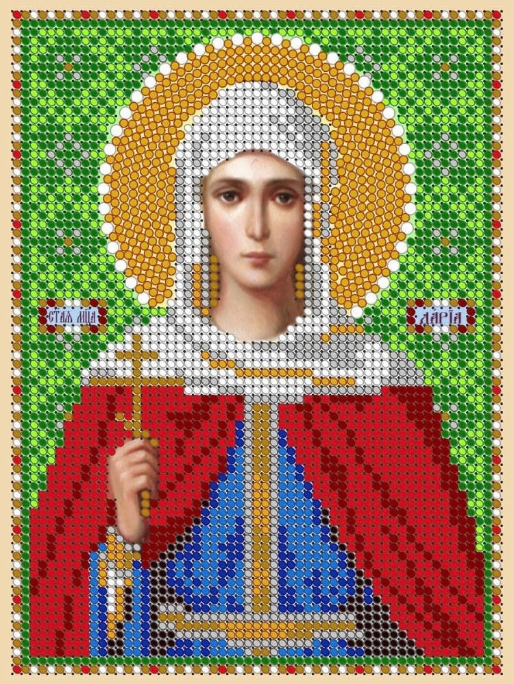 Набор для вышивания Икона Святой мученицы Дарьи (ЦМ) – купить в Москве | l2luna.ru