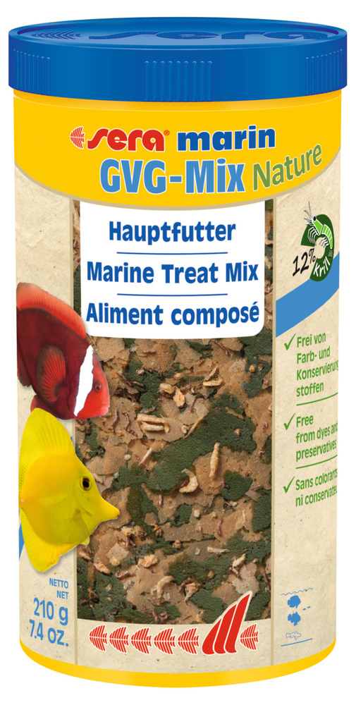 Корм для морских рыб Sera GVG-Mix Marin Nature, 210 гр #1