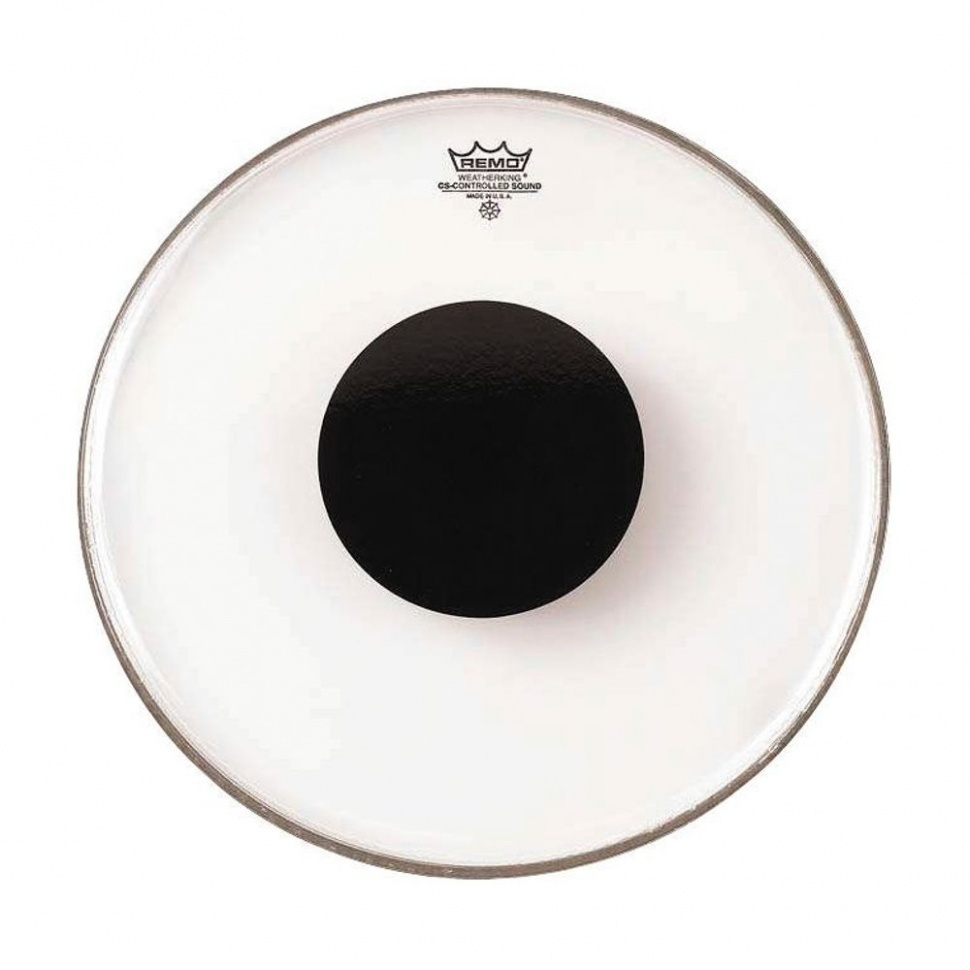 REMO CS-0313-10 Batter, Controlled Sound, Black Dot, Clear 13" пластик #1