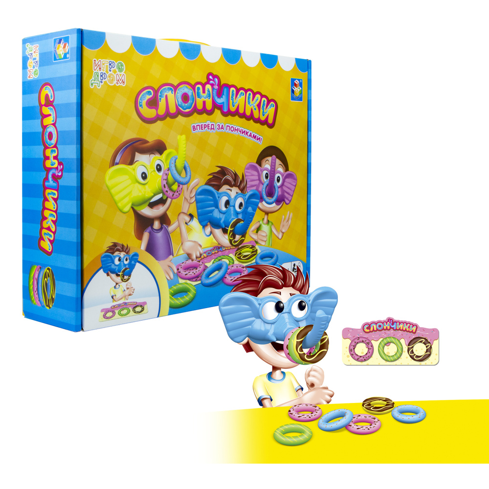 Настольная игра 1TOY ИГРА ДРОМ "Слончики" - купить с доставкой по ...