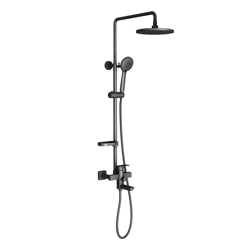 Душевая система / душевой комплект с верхним душем душем Timo Beverly SX-1060/03 черный  #1