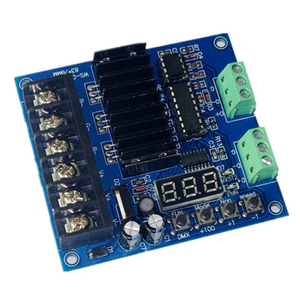 DMX512 WS DMX D3CH Декодер DC5 24V RGB Светодиодный контроллер ...