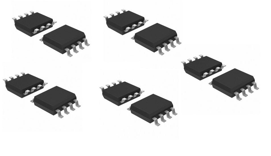 Микросхема LM 358DT Двухканальный операционный усилитель с однополярным ...