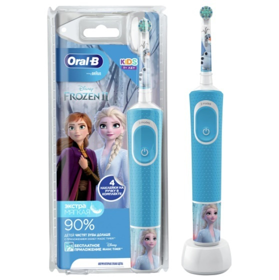 Oral-B Электрическая зубная щетка Vitality Kids, голубой #1