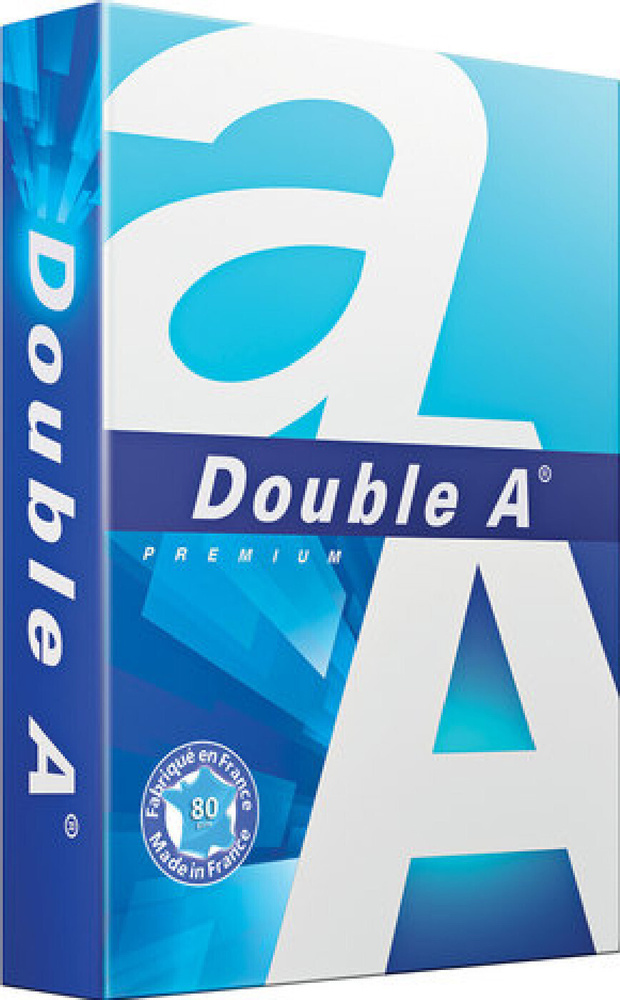 Бумага офисная DOUBLE A, А4, 80 г/м2, 500 л., марка А+, ЭВКАЛИПТ ...