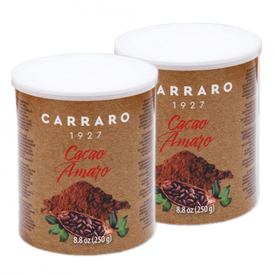 Carraro Cacao Amaro (Какао Амаро), ж/б, 2x250г #1