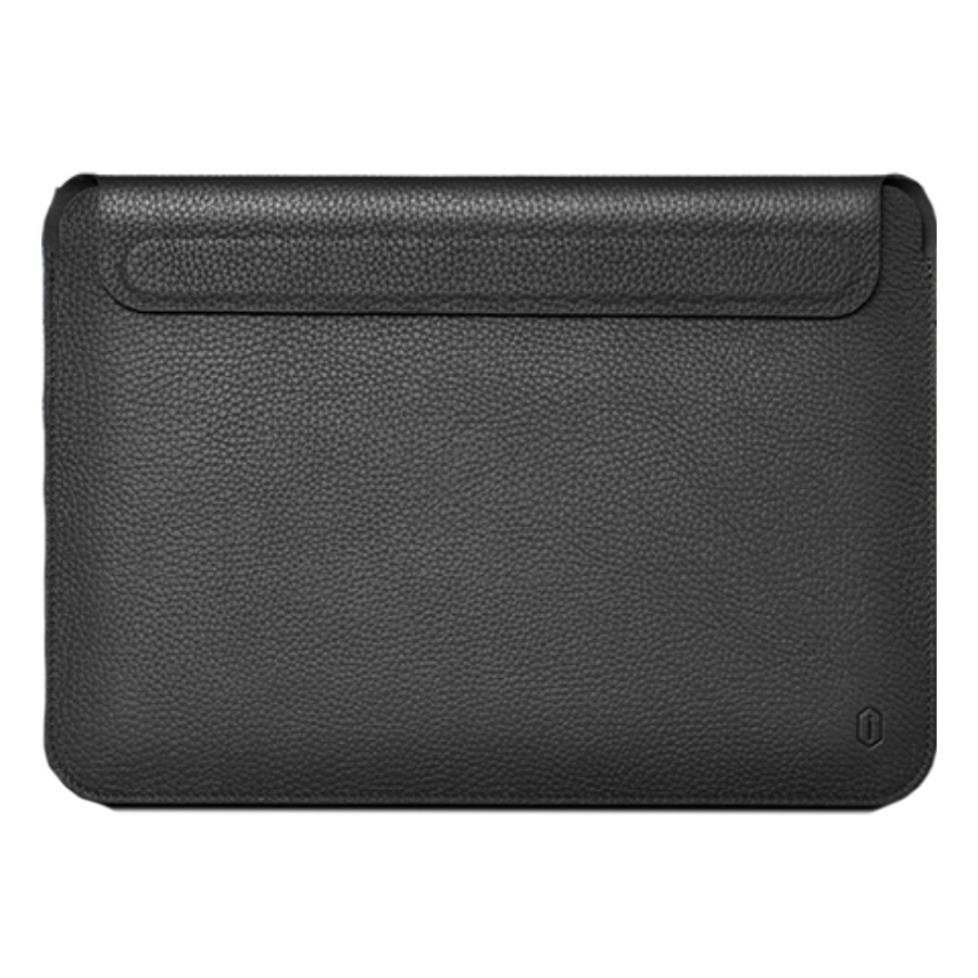 Black leather sales laptop sleeve