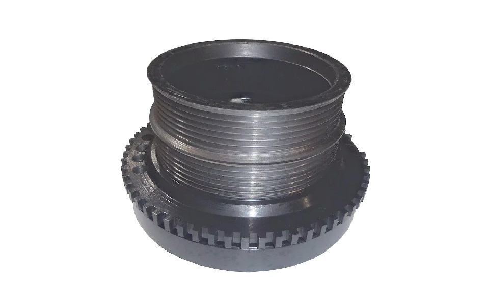 Шкив коленвала двойной (в сборе со ступицей и демпфером) ЗМЗ 409 (ОАО ...