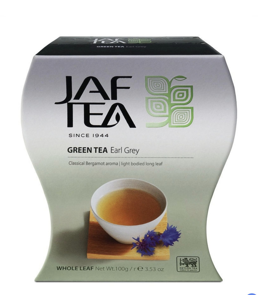 Чай Jaf Tea зеленый с бергамотом 100 грамм #1