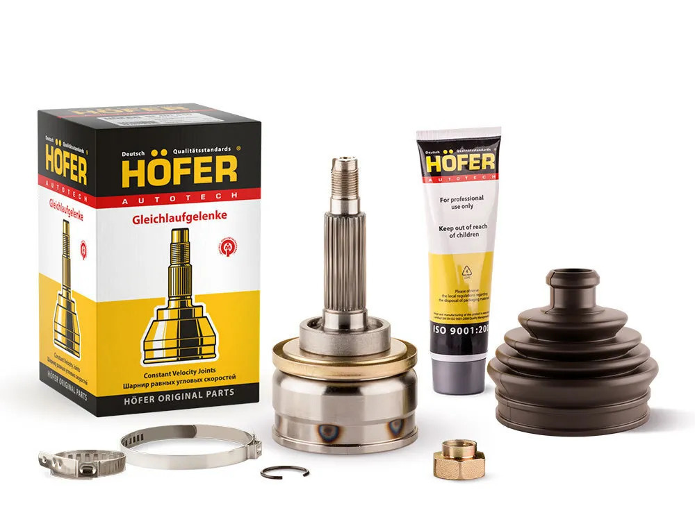 Шрус наружный без АБС ВАЗ 2123 Шеви Нива в комплекте чехол, хомуты ...