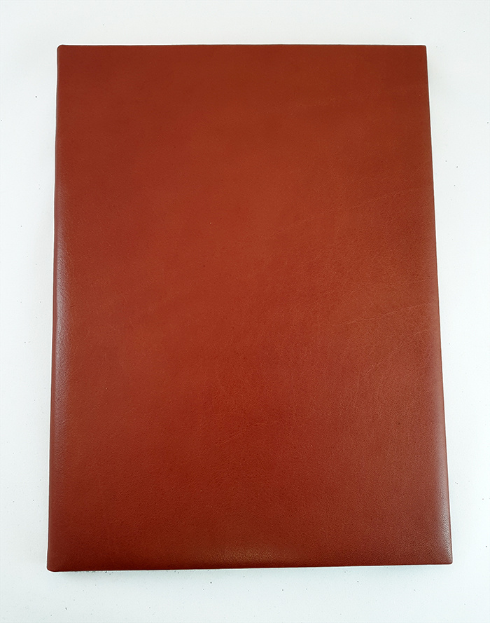 Кожаная адресная папка (формат А4) для поздравлений, натуральная кожа ...