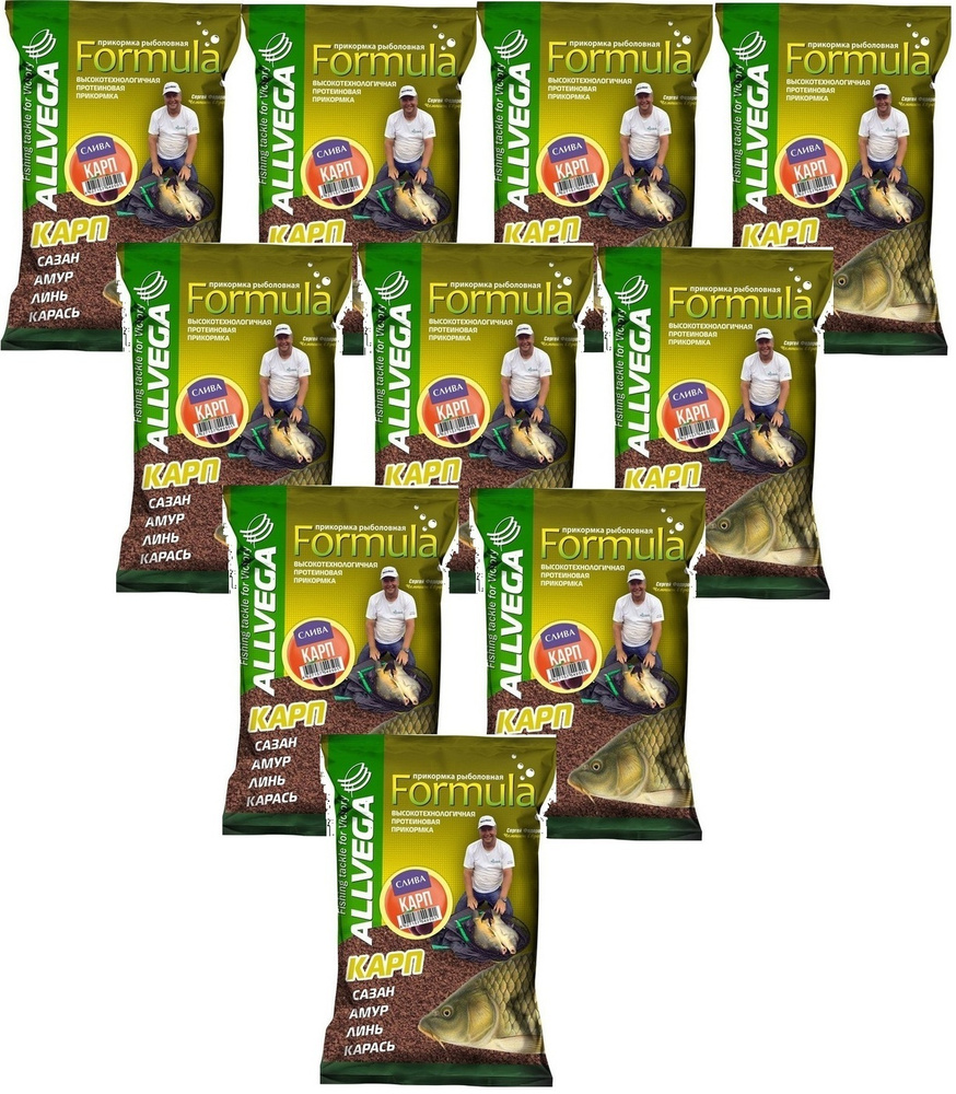 Прикормка для рыбалки ALLVEGA "Formula Carp Plum" (КАРП СЛИВА) 10 ...