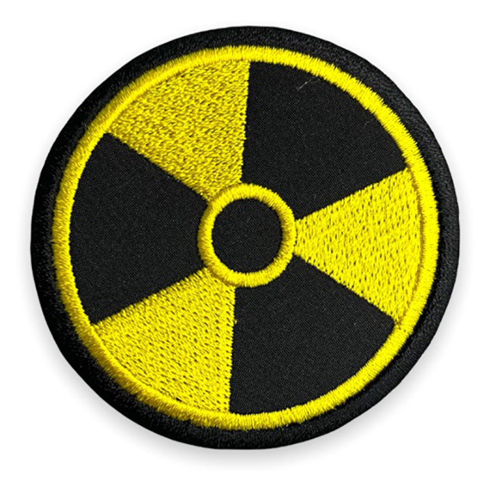 Патч знак радиации - купить с доставкой по выгодным ценам в  интернет-магазине OZON (485836843)
