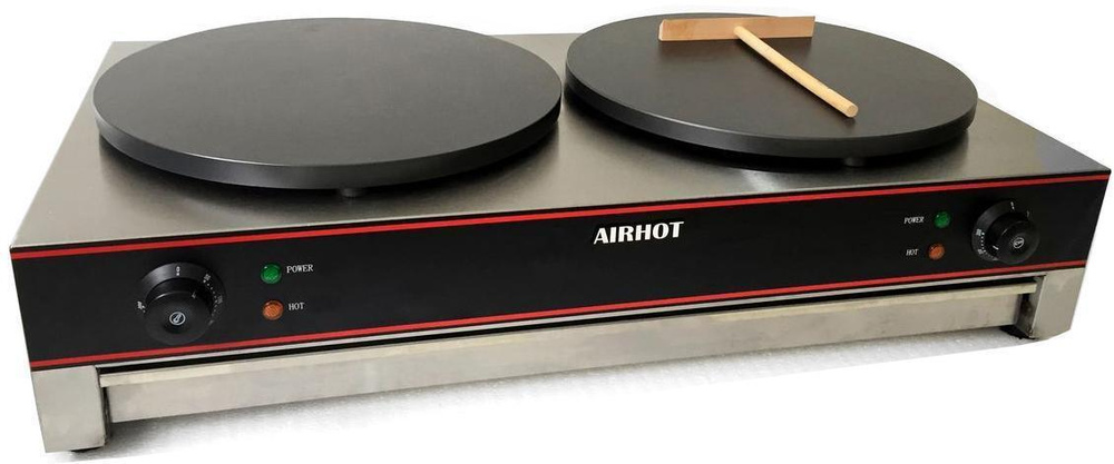 Блинница электрическая AIRHOT BE-2, 6кВт, 2 конфорки по 40 см ...