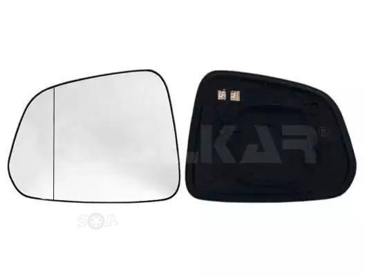 Полотно зеркала Chevrolet Captiva 06-15 (Слева/ Обогрев/ Асферическое)