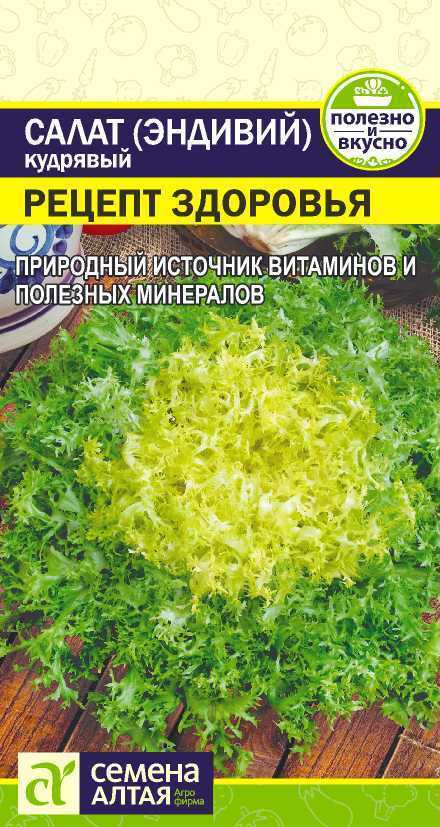 Семена Салат Эндивий Рецепт Здоровья (0,5г) - Семена Алтая  #1