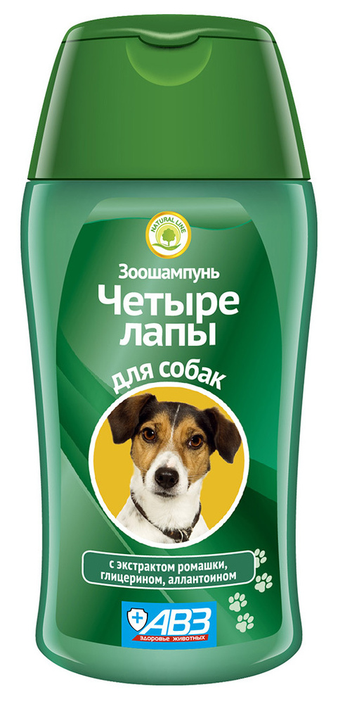 Четыре лапы АВЗ (Агроветзащита) шампунь для собак, для ежедневного ...