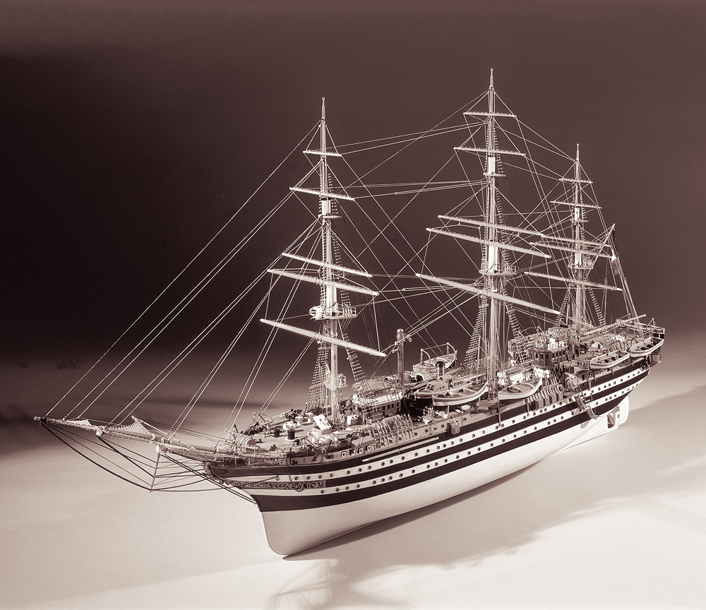 Чертежи корабля Amerigo Vespucci (1:84), Mantua (Италия) #1