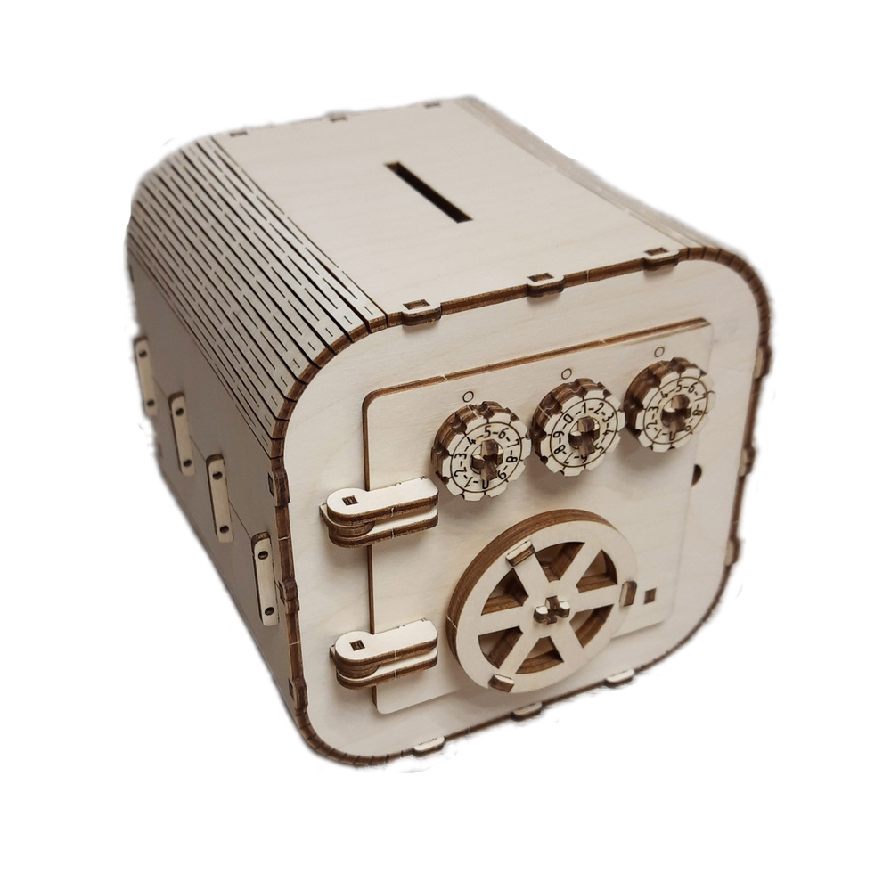 Конструктор деревянный сборная модель Мастерская Добра копилка сейф ...