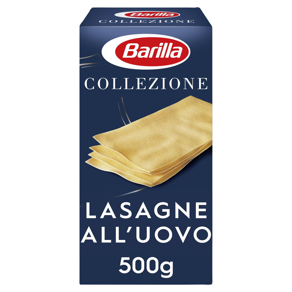 Макаронные изделия Barilla Lasagne Uovo яичная, 500г, 2 шт #1